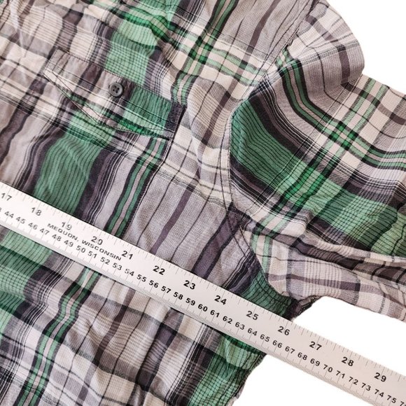 Mossimo Supply Co. Shirt Men's Size 2XL Checked Long Sleeve Button Down Casual - Picture 12 of 13